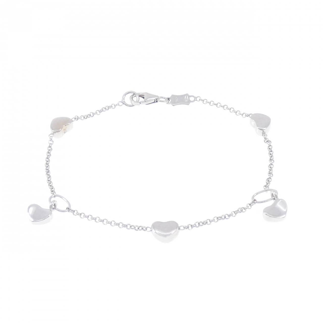 750WG heart bracelet