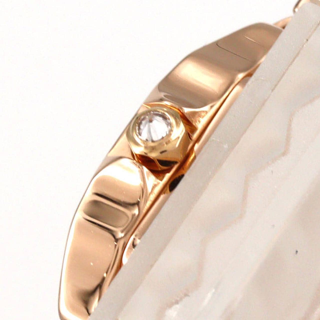 カルティエ ミニサントスドゥモワゼル PG/D WF9011Z8 PG･RG クォーツ