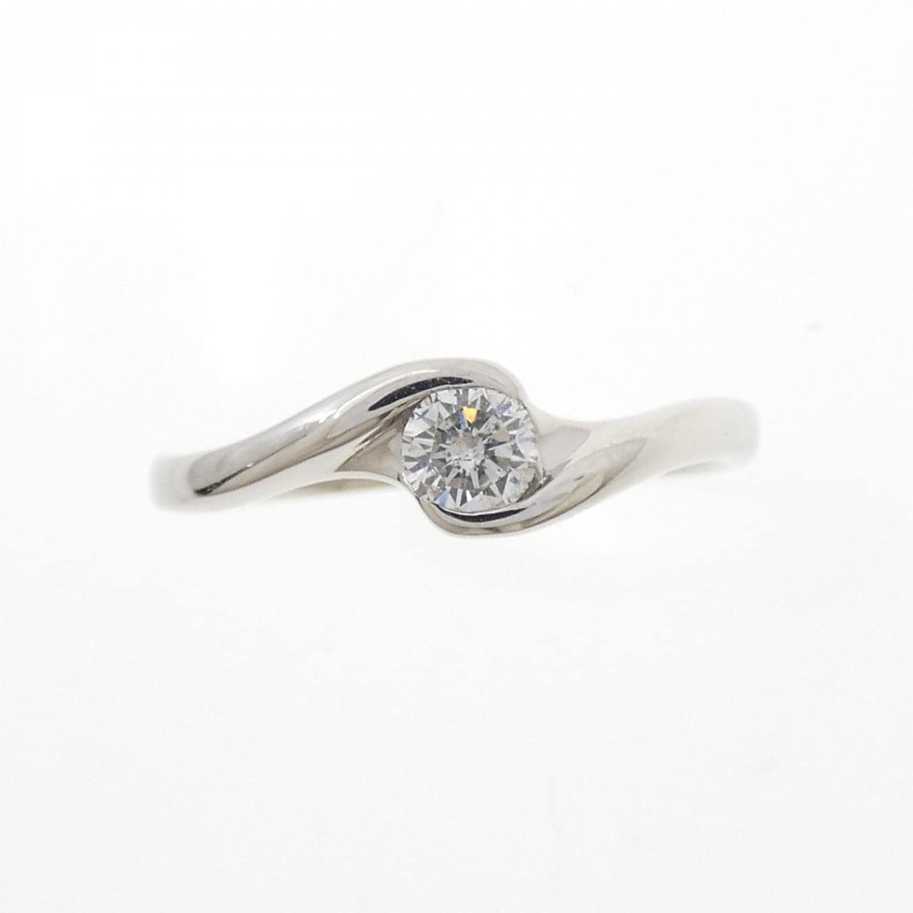 PT900 ダイヤモンド リング 0.18CT