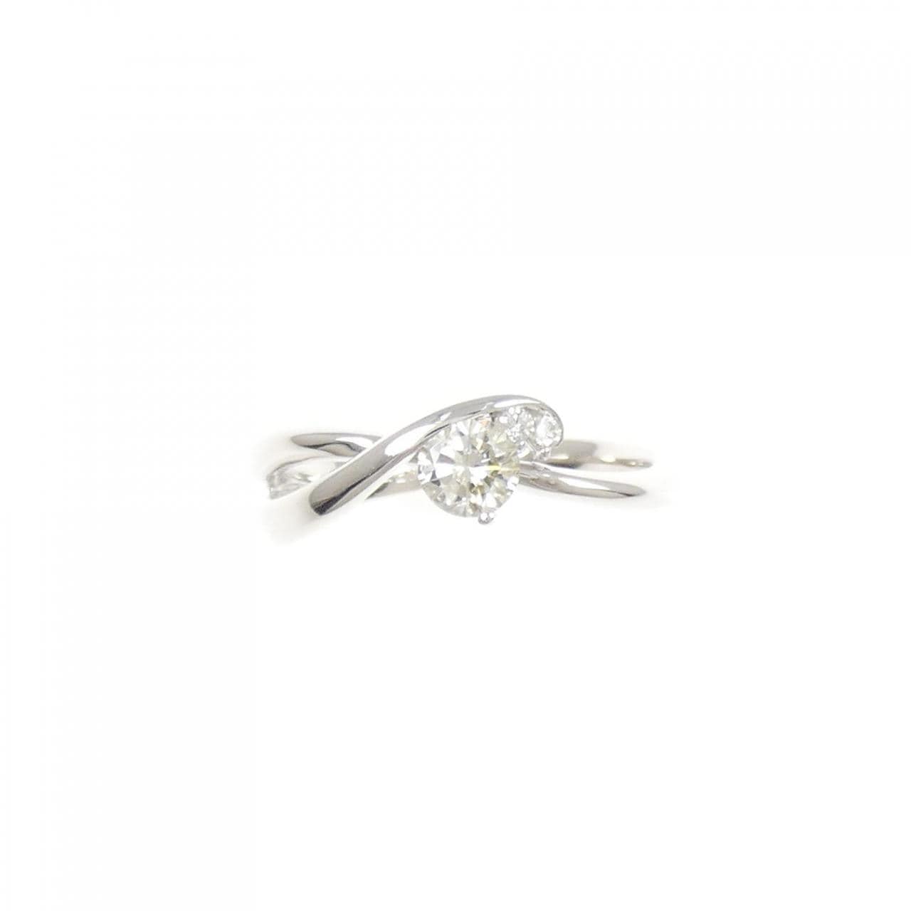 K18WG ダイヤモンド リング 0.280CT