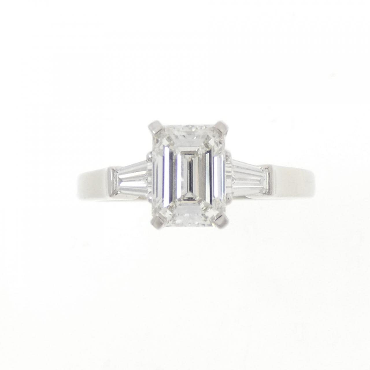 グラフ プロミス リング 0.70CT G VVS2 エメラルドカット