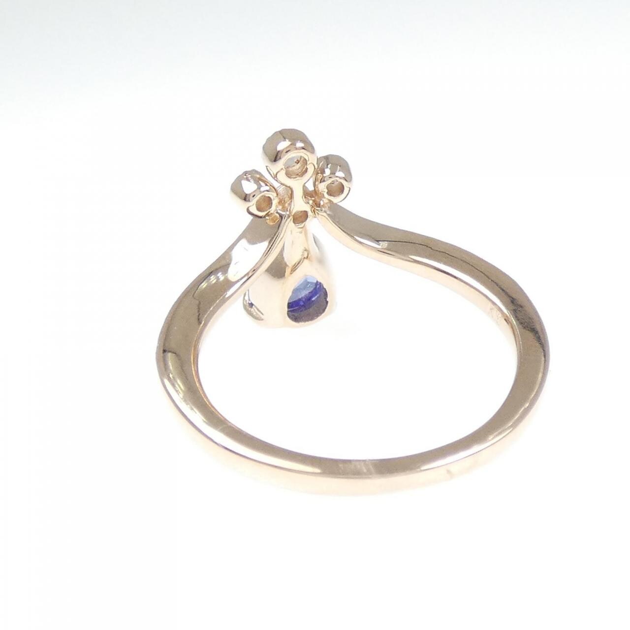 K18PG タンザナイト リング 0.93CT