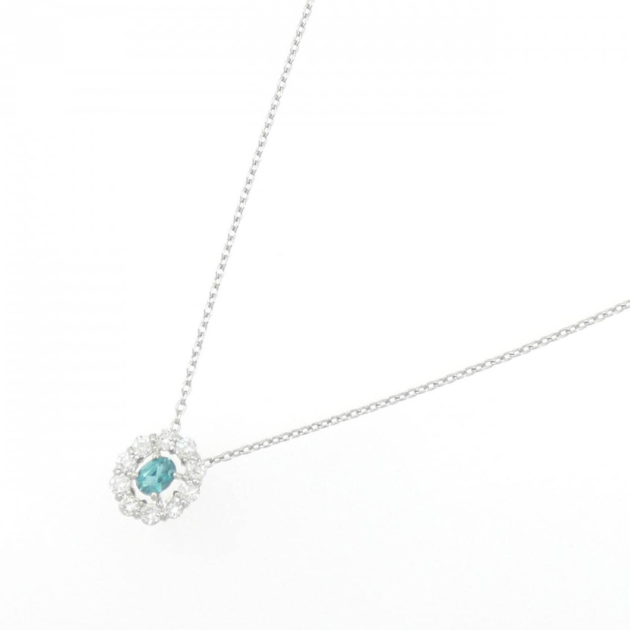 PT900/PT850 グランディディエライト ネックレス 0.100CT