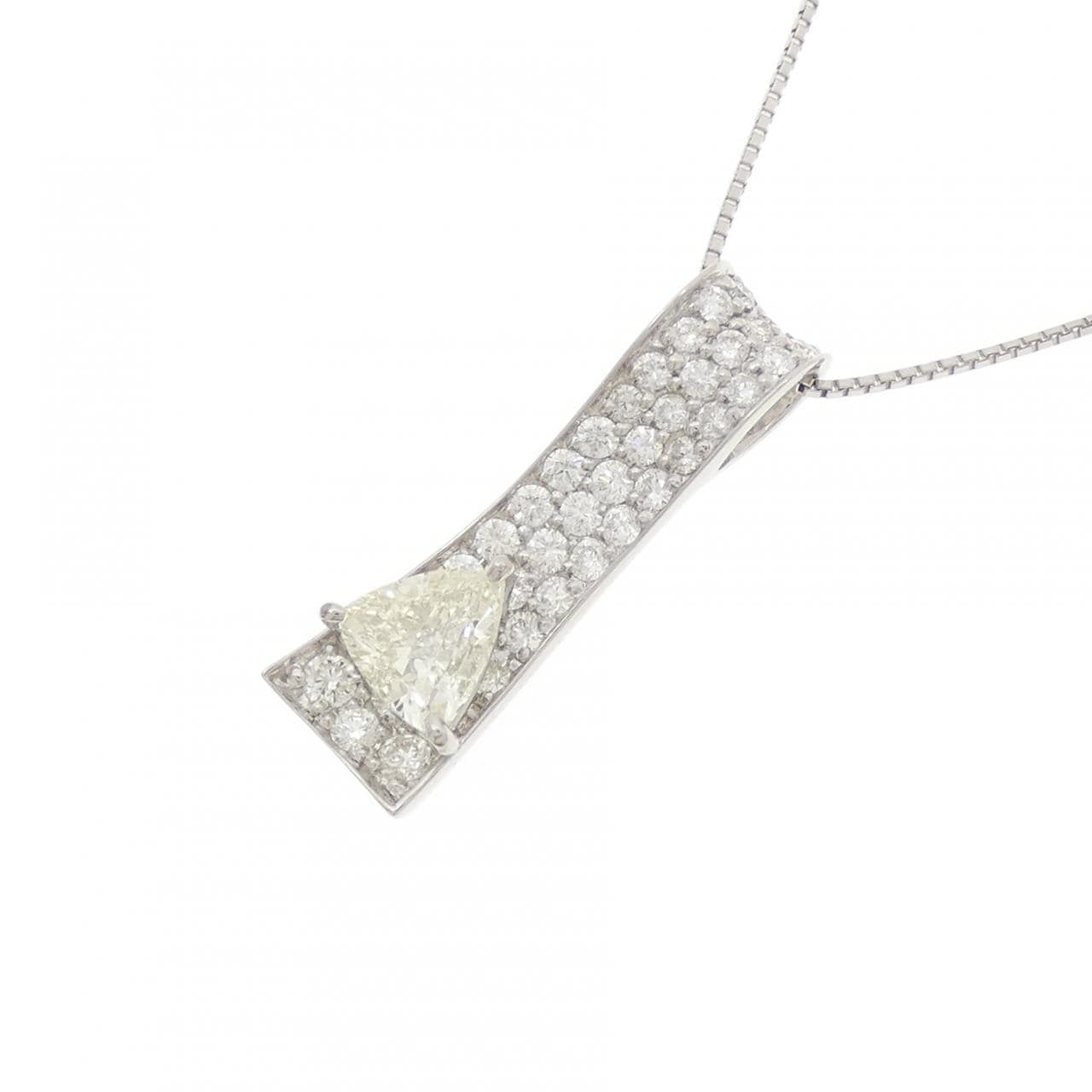 PT900/PT850 パヴェ ダイヤモンド ネックレス 1.063CT