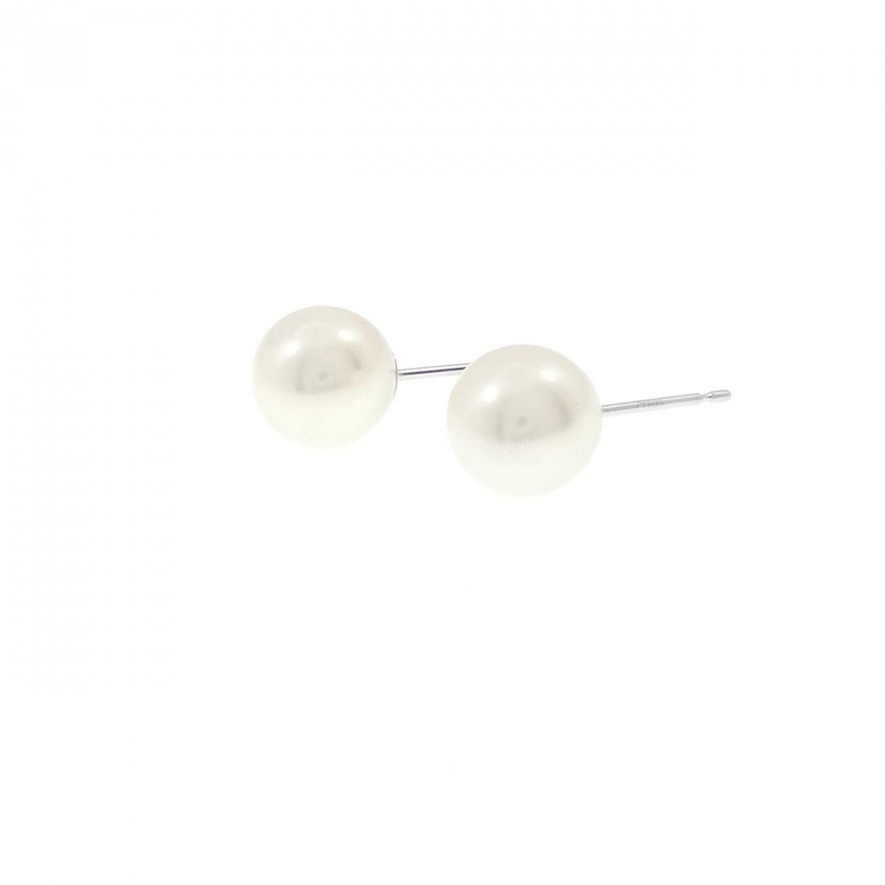 PT900 アコヤパール ピアス 8.5mm