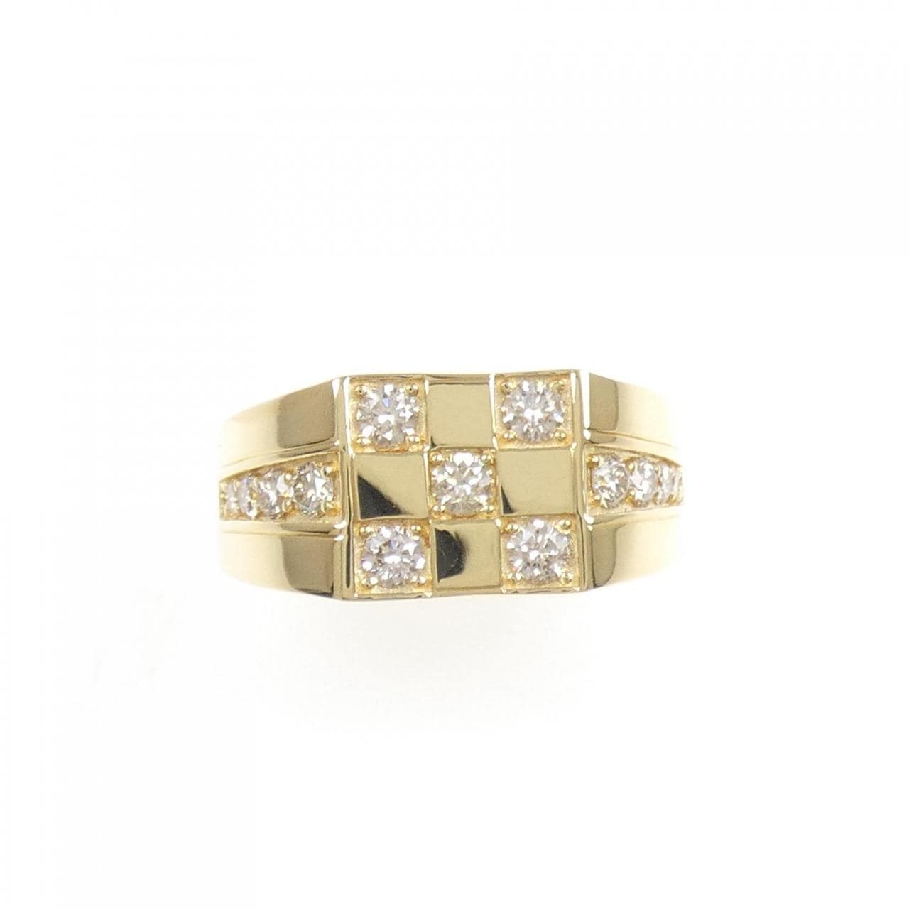 K18YG ダイヤモンド リング 0.86CT