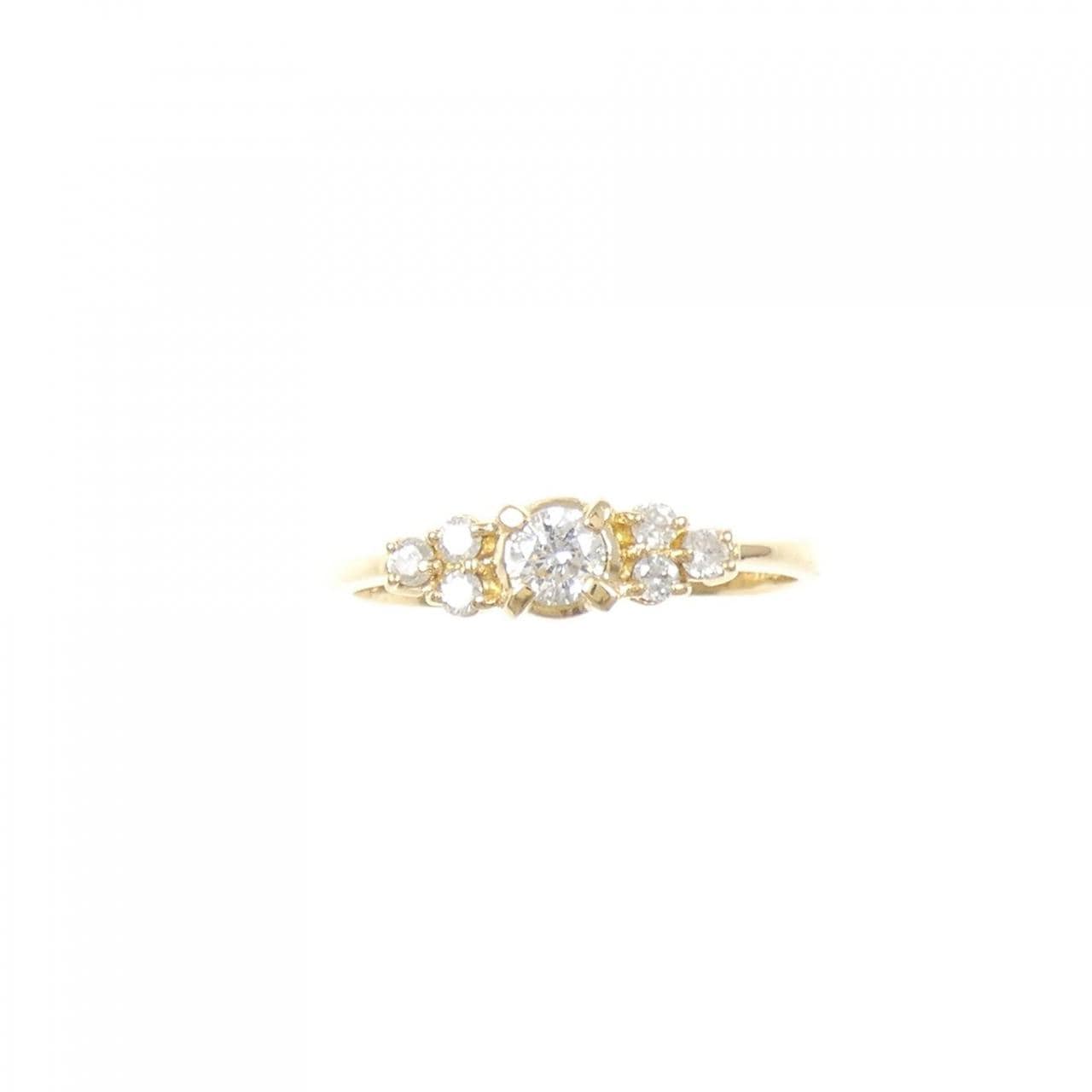 K18YG ダイヤモンド リング 0.13CT