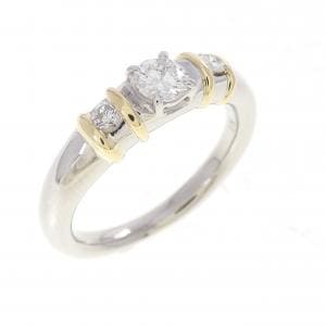 PT900/K18YG ダイヤモンド リング 0.31CT