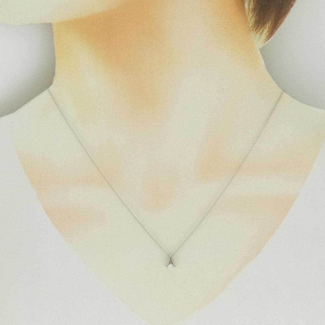 PT900/PT850 ダイヤモンド ネックレス 0.10CT