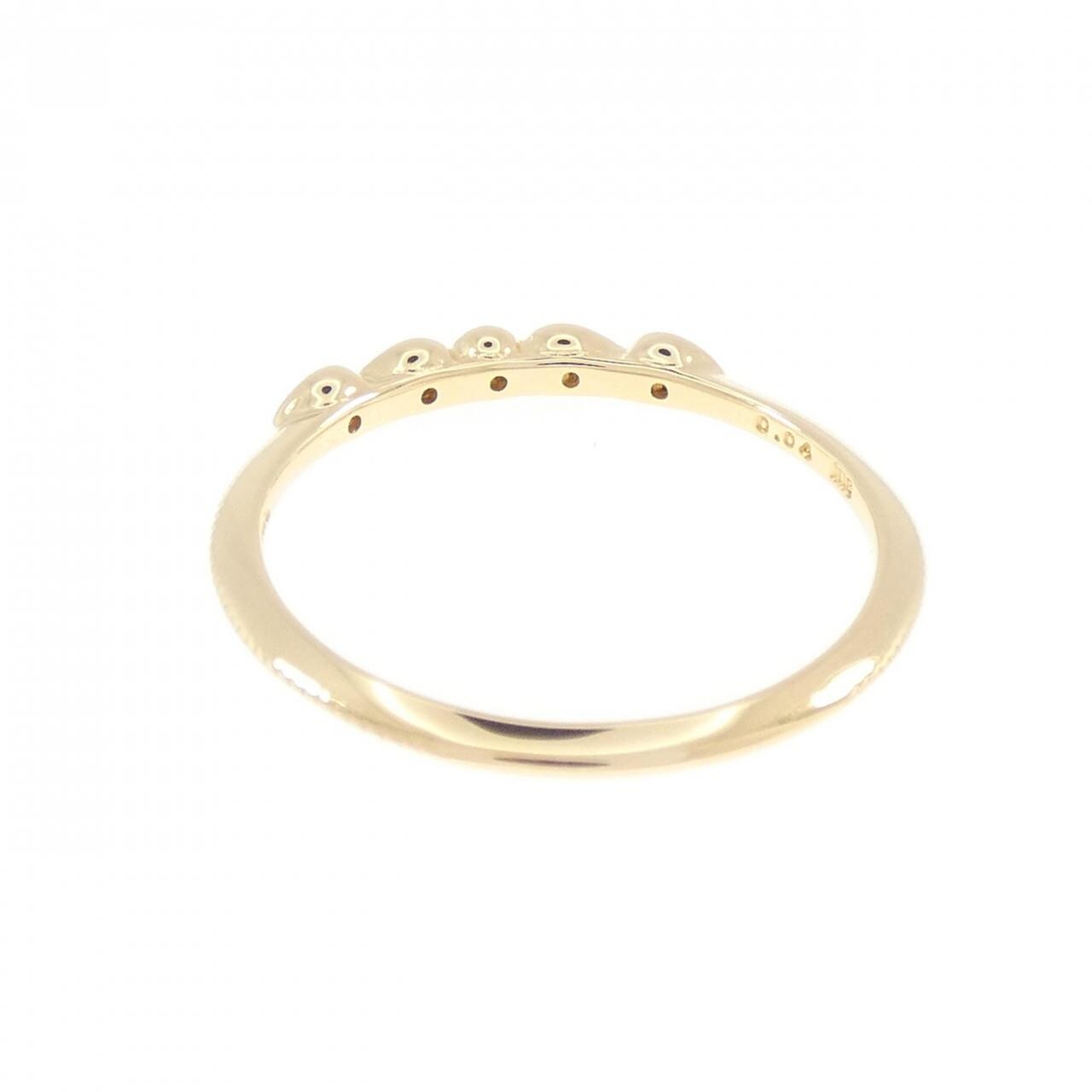 アガット ダイヤモンド リング 0.04CT