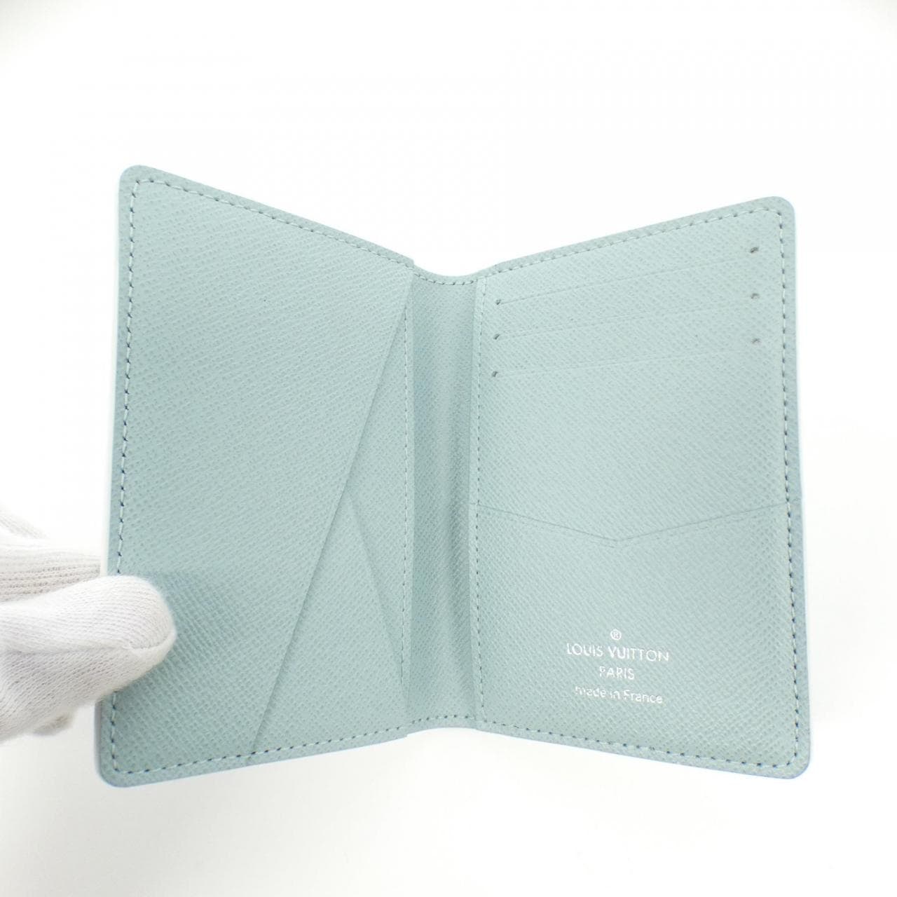 LOUIS VUITTON Monogram Aqua Garden Organizer de Poche M82371 Card Case