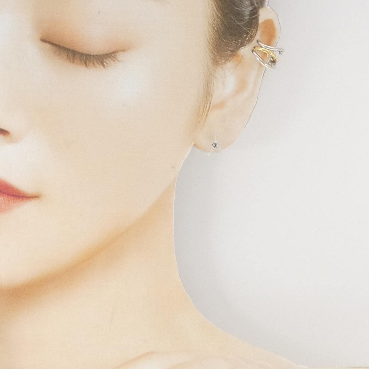 4゜C  シルバー イヤーカフ 片耳