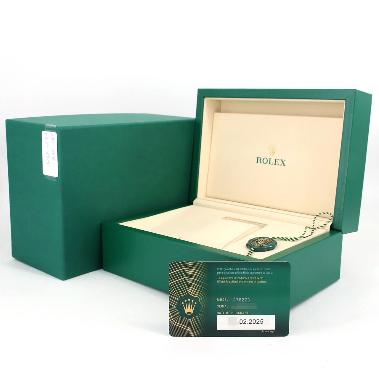ROLEX Datejust 278273 SSxYG Automatic random number