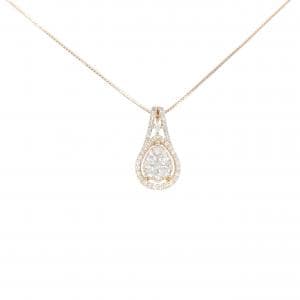 K18PG ダイヤモンド ネックレス 0.50CT