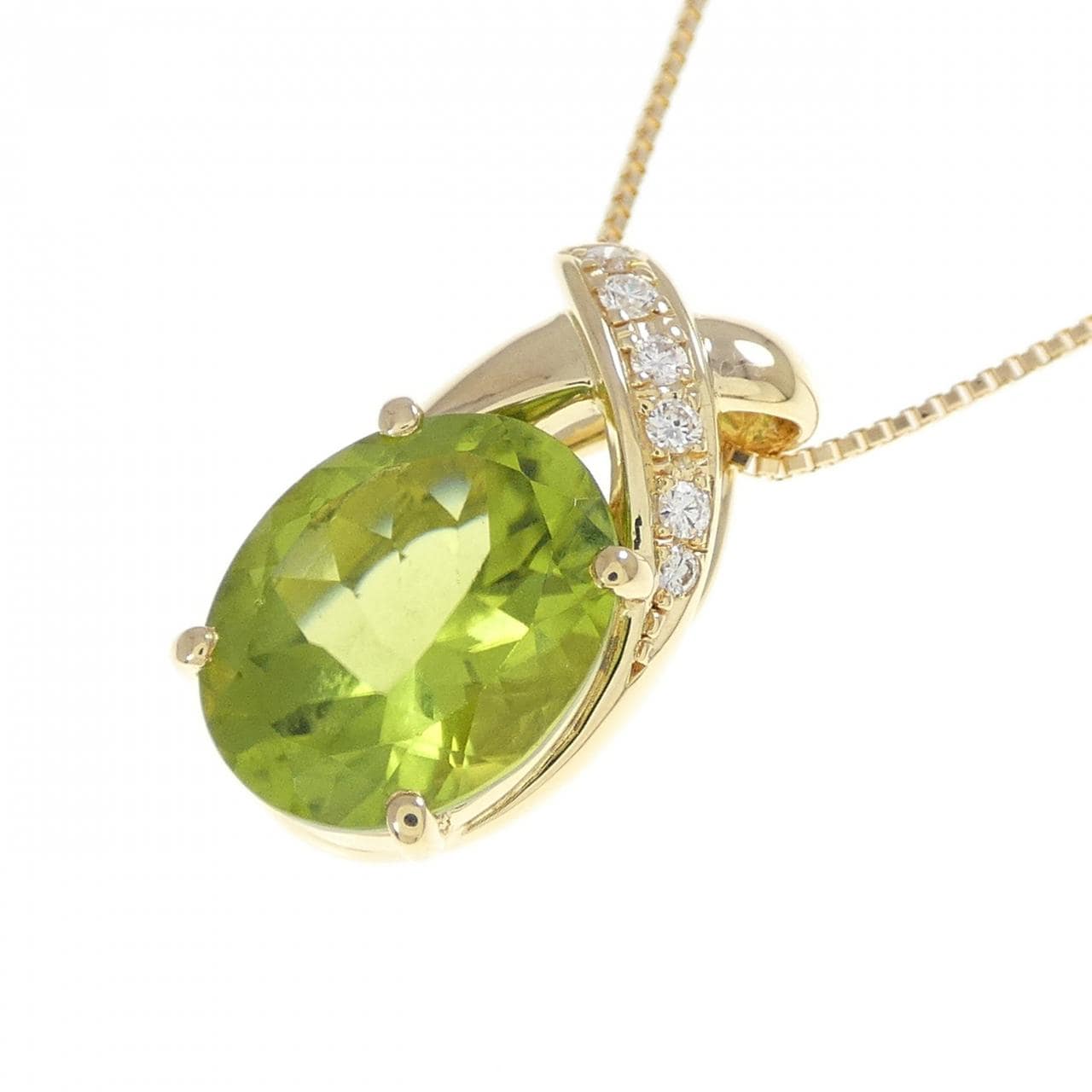 タサキ ペリドット ネックレス 3.58CT