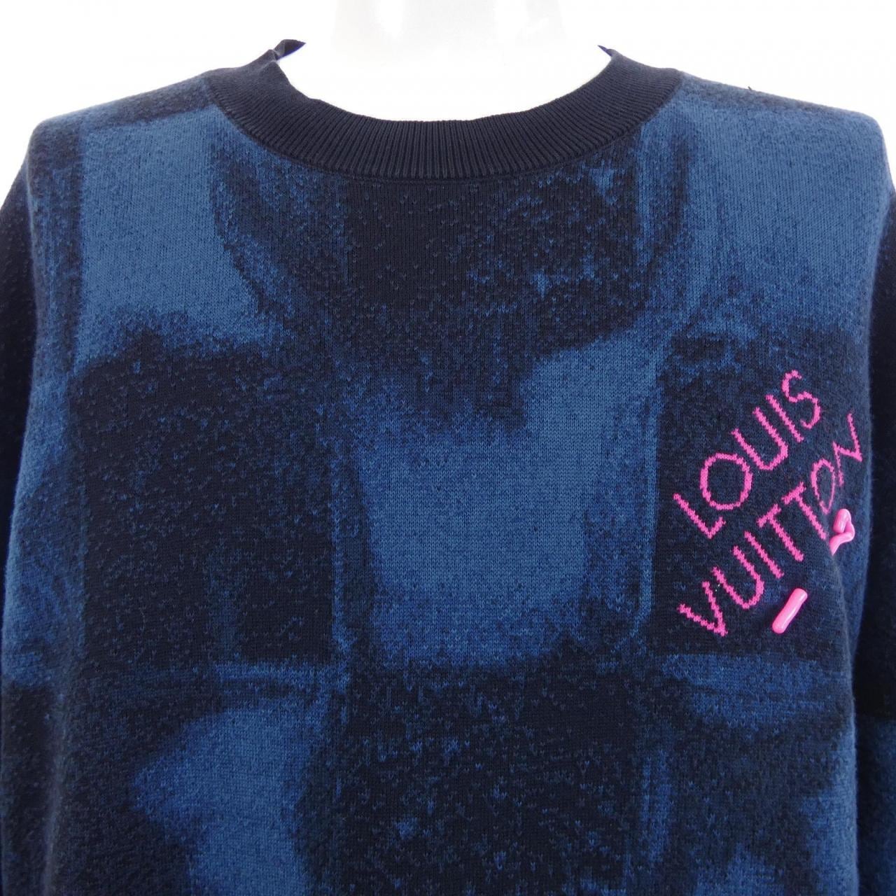 ルイヴィトン LOUIS VUITTON ダミエソルトジャカードクルーネック HLN14WET6 ニット