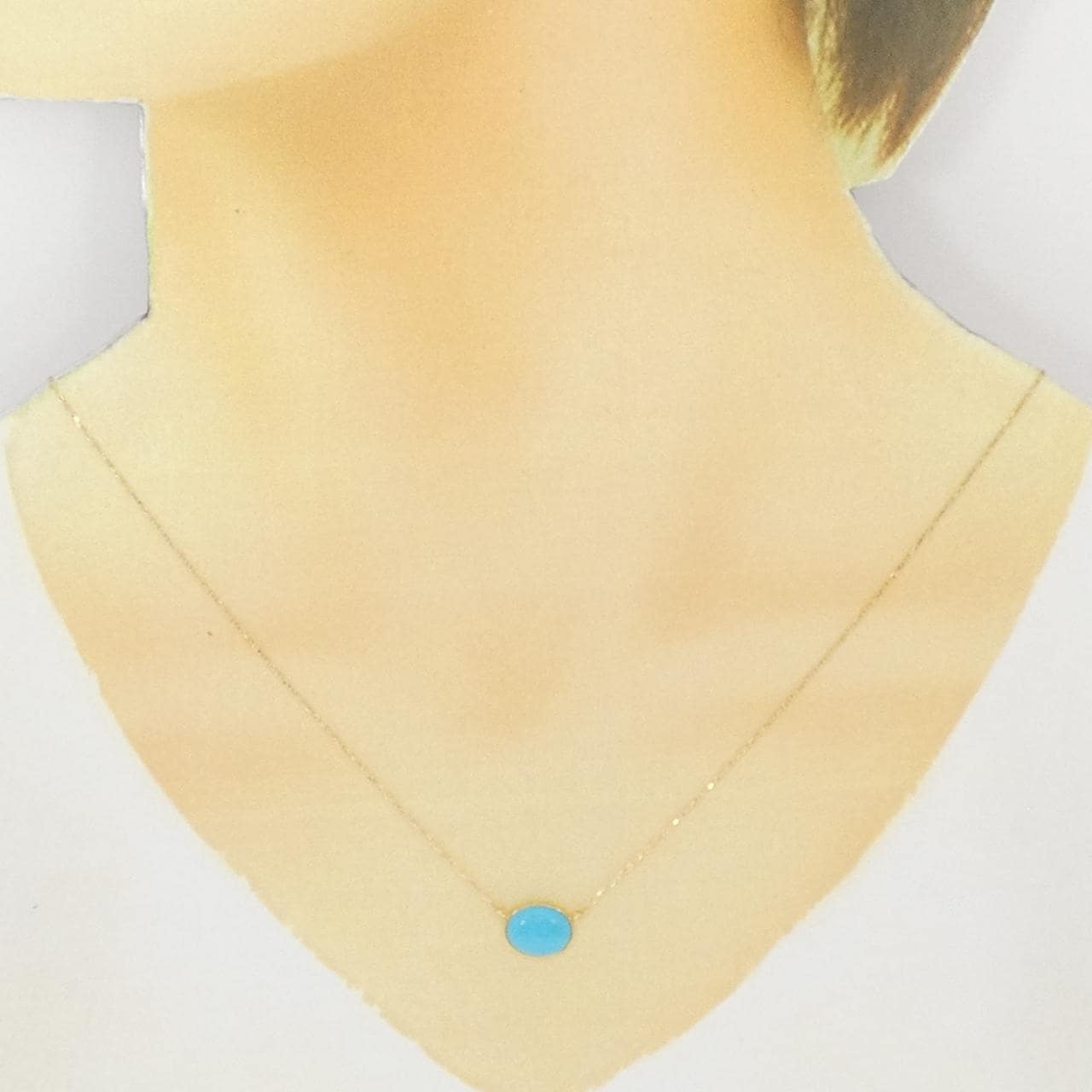 K18YG ターコイズ ネックレス 1.00CT