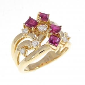 タサキ ルビー リング 0.82CT