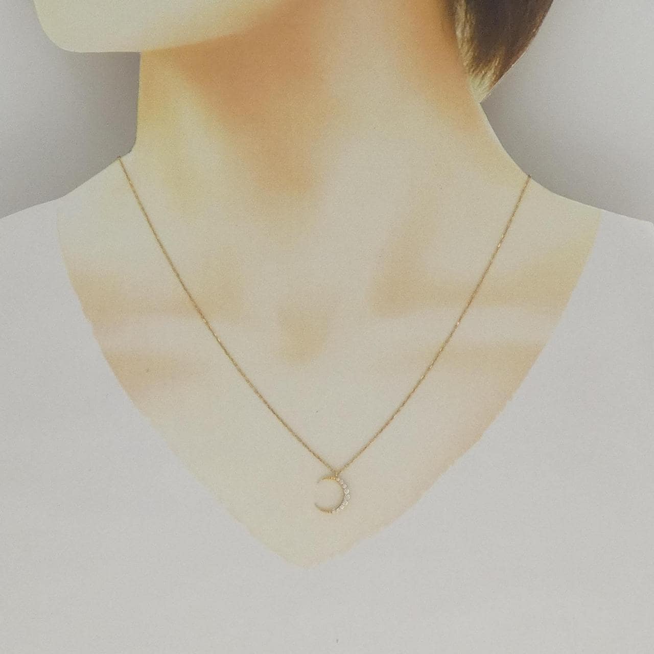 オレフィーチェ ダイヤモンド ネックレス 0.09CT