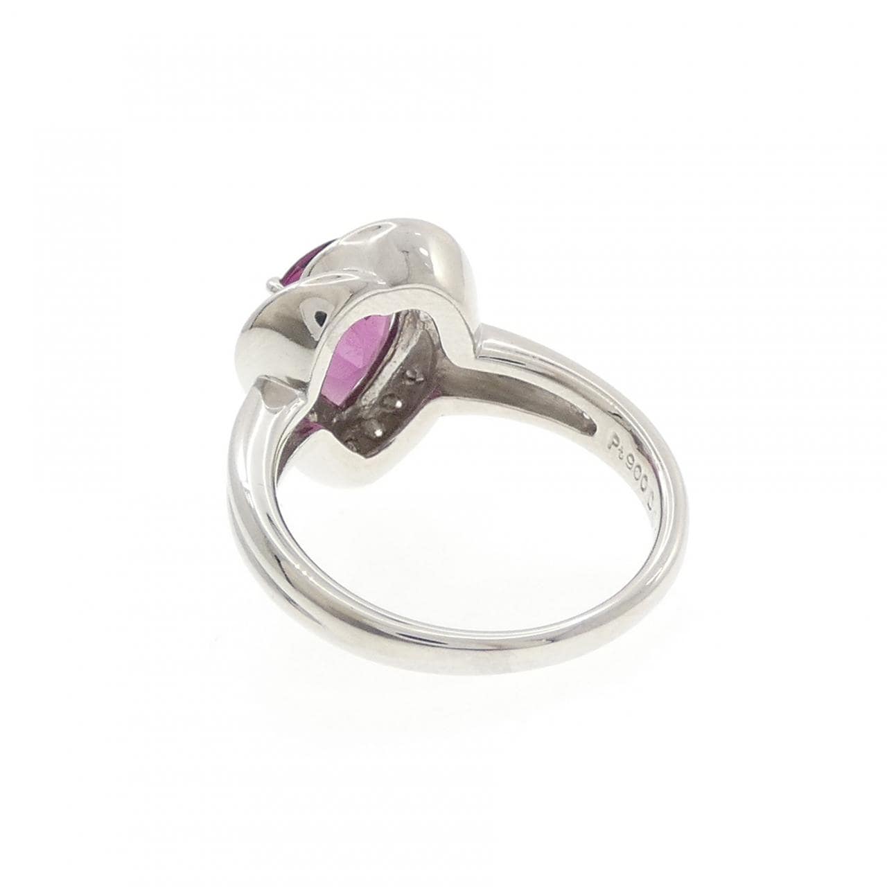 PT900 ガーネット リング 2.08CT