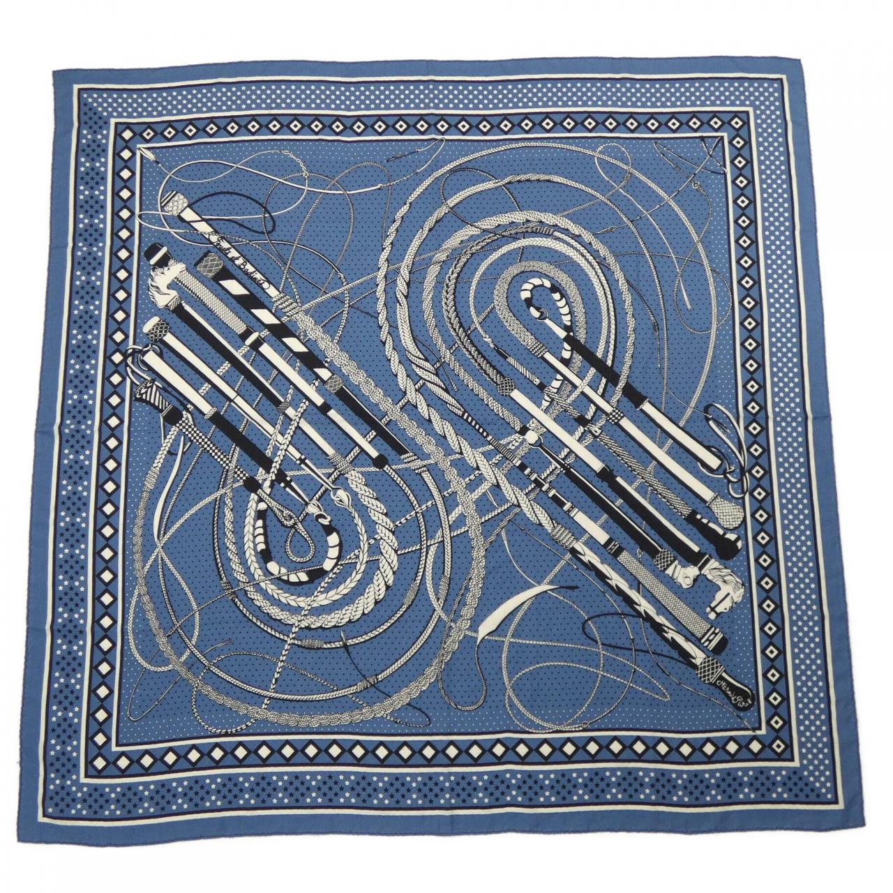 エルメス HERMES FOUETS ET BADINES BANDANA H243420S カレジェアン140 ショール