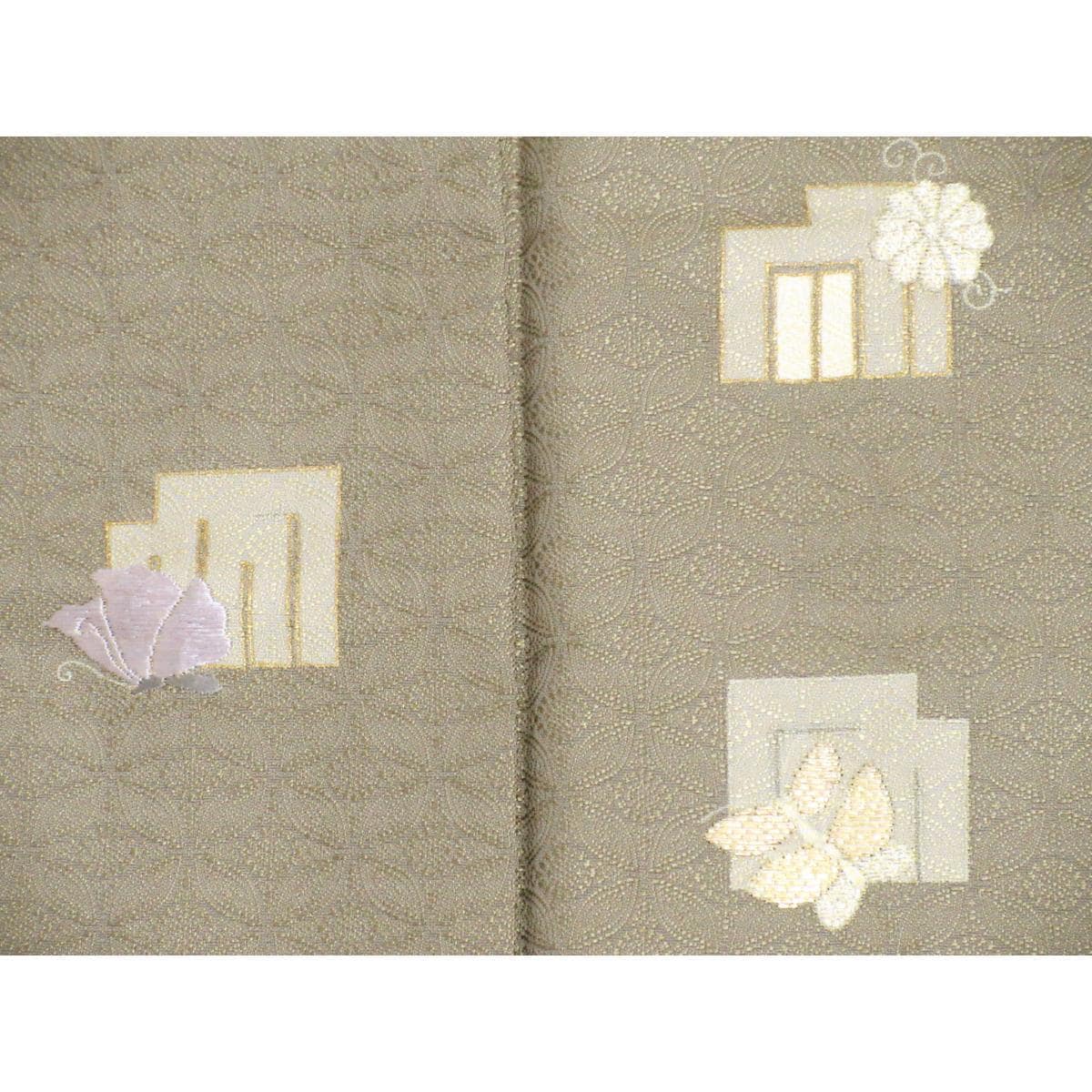 [未使用品] Homoni、友禅金加工、刺绣