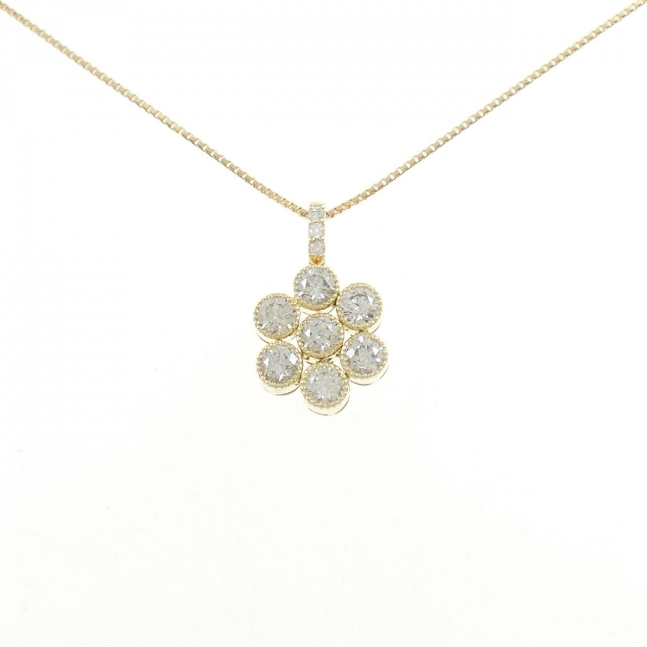 K18YG 2WAY ダイヤモンド ネックレス 1.00CT