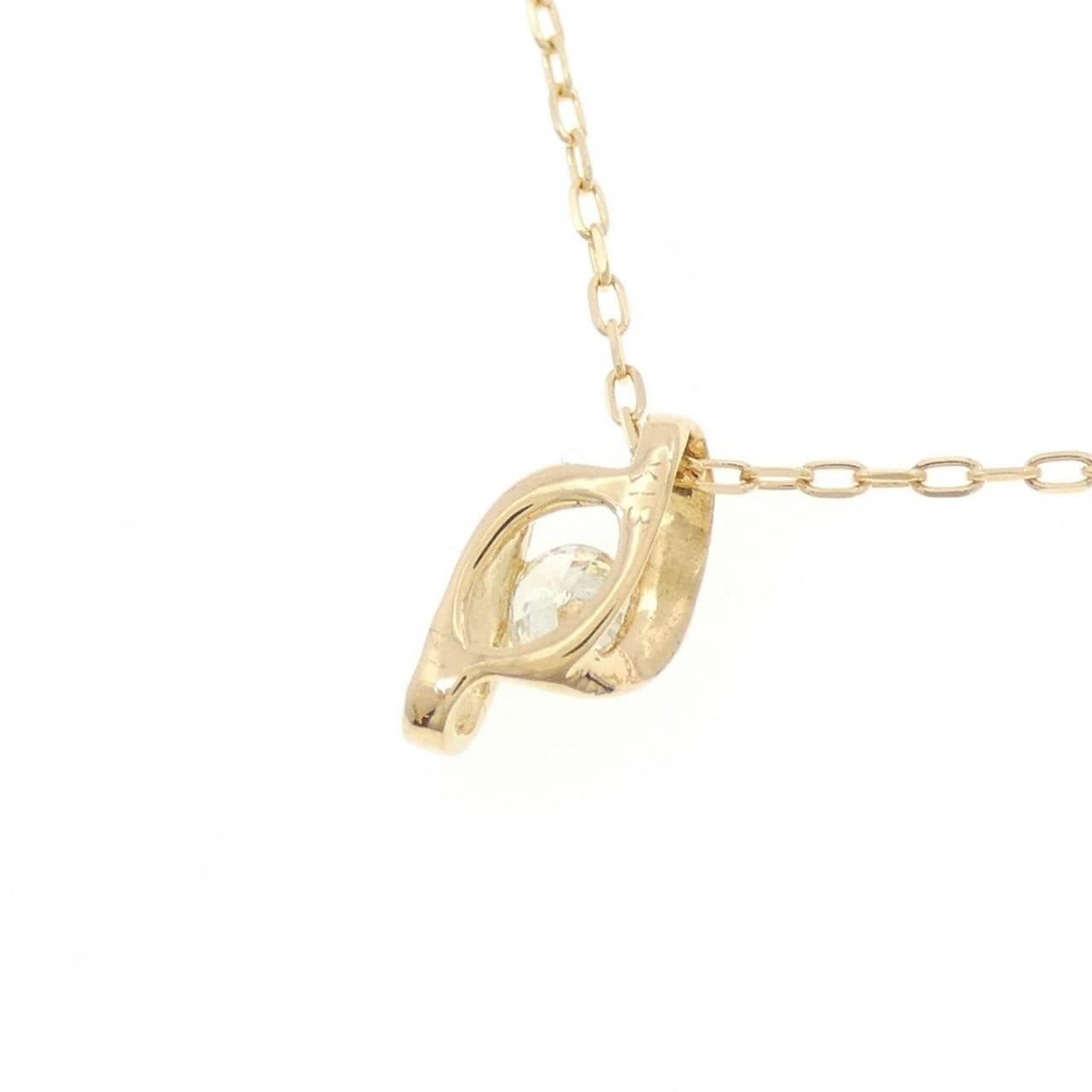 K18YG ダイヤモンド ネックレス 0.14CT