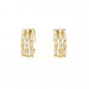 K18YG ダイヤモンド ピアス/イヤリング 0.58CT
