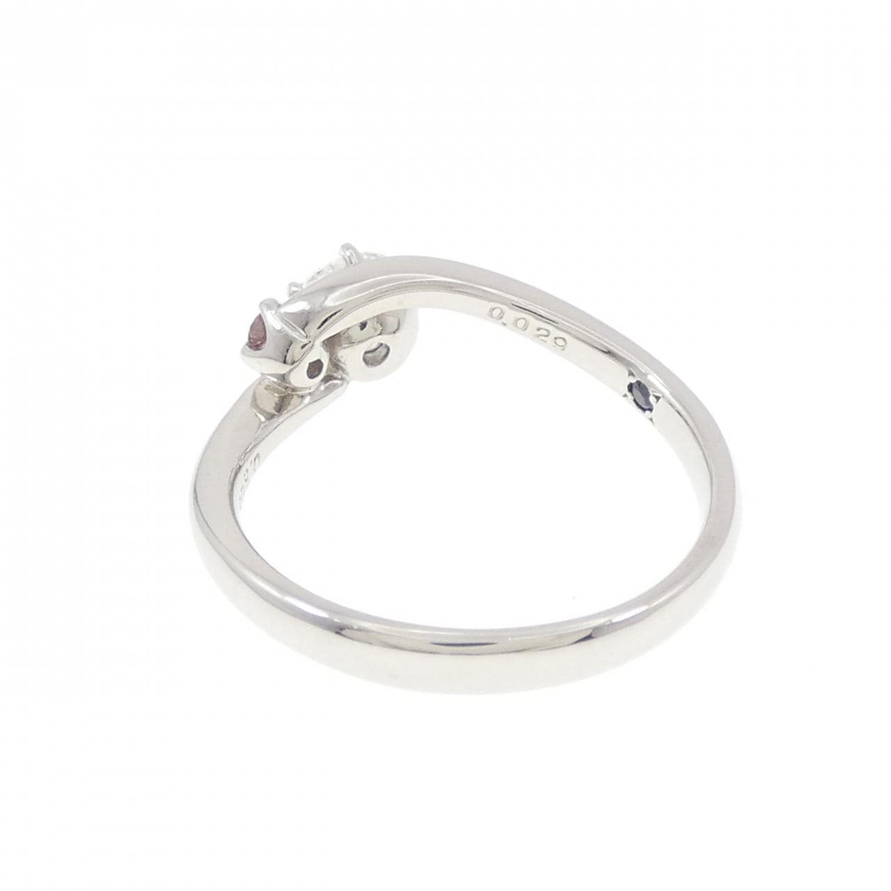 PT900 ダイヤモンド リング 0.505CT F VS2 EXT H&C