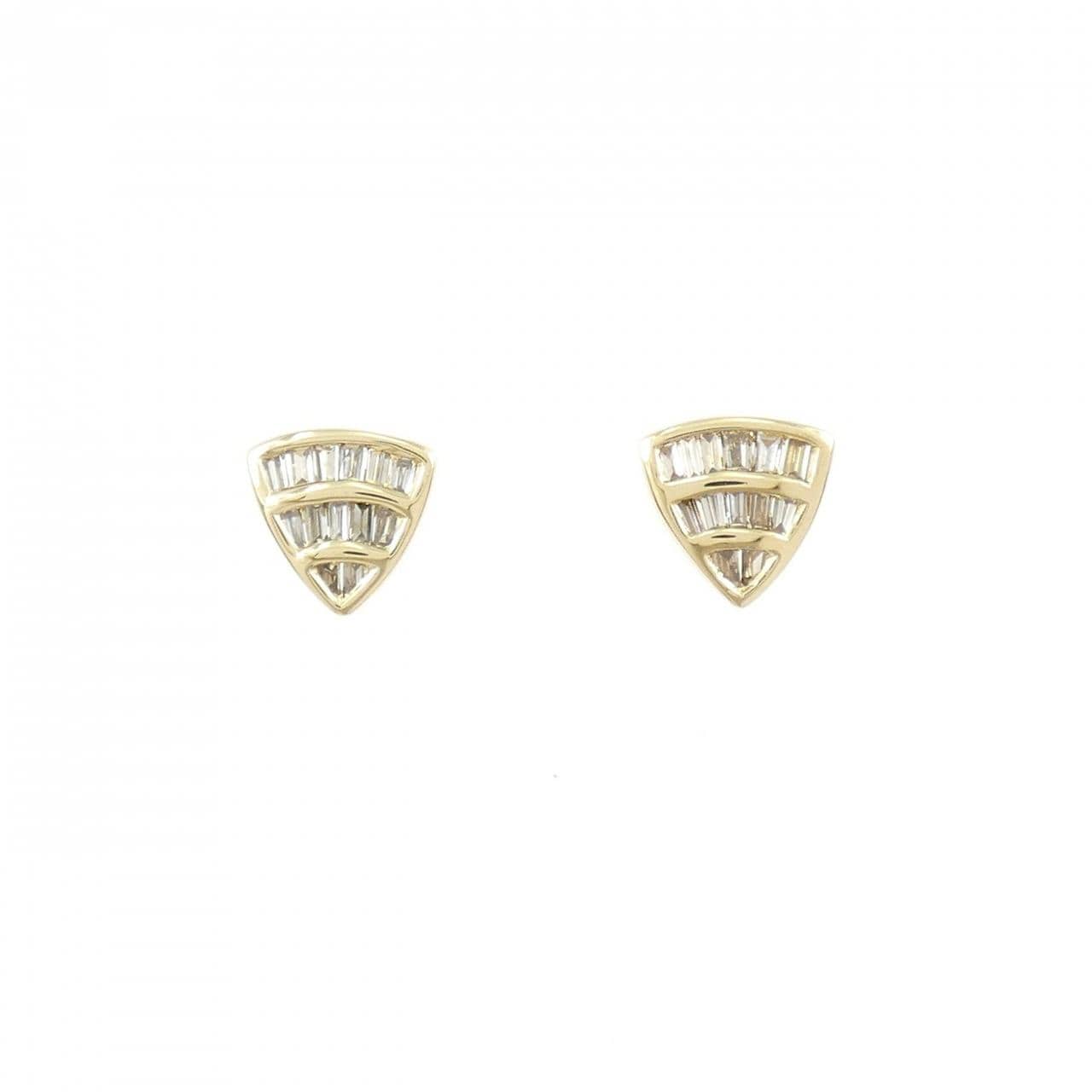 K18YG ダイヤモンド ピアス 0.24CT