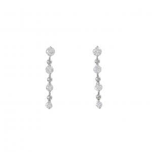 PT900 ダイヤモンド ピアス 0.50CT