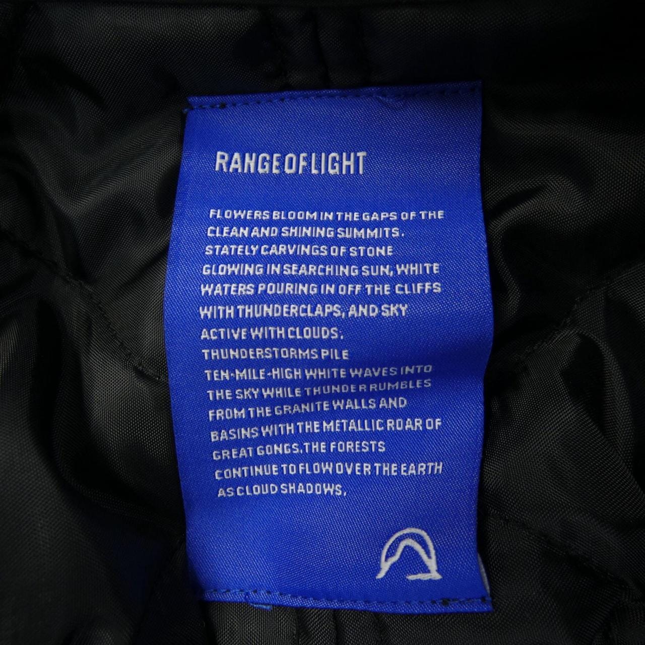 レンジオブライト RANGE OF LIGHT ジャケット