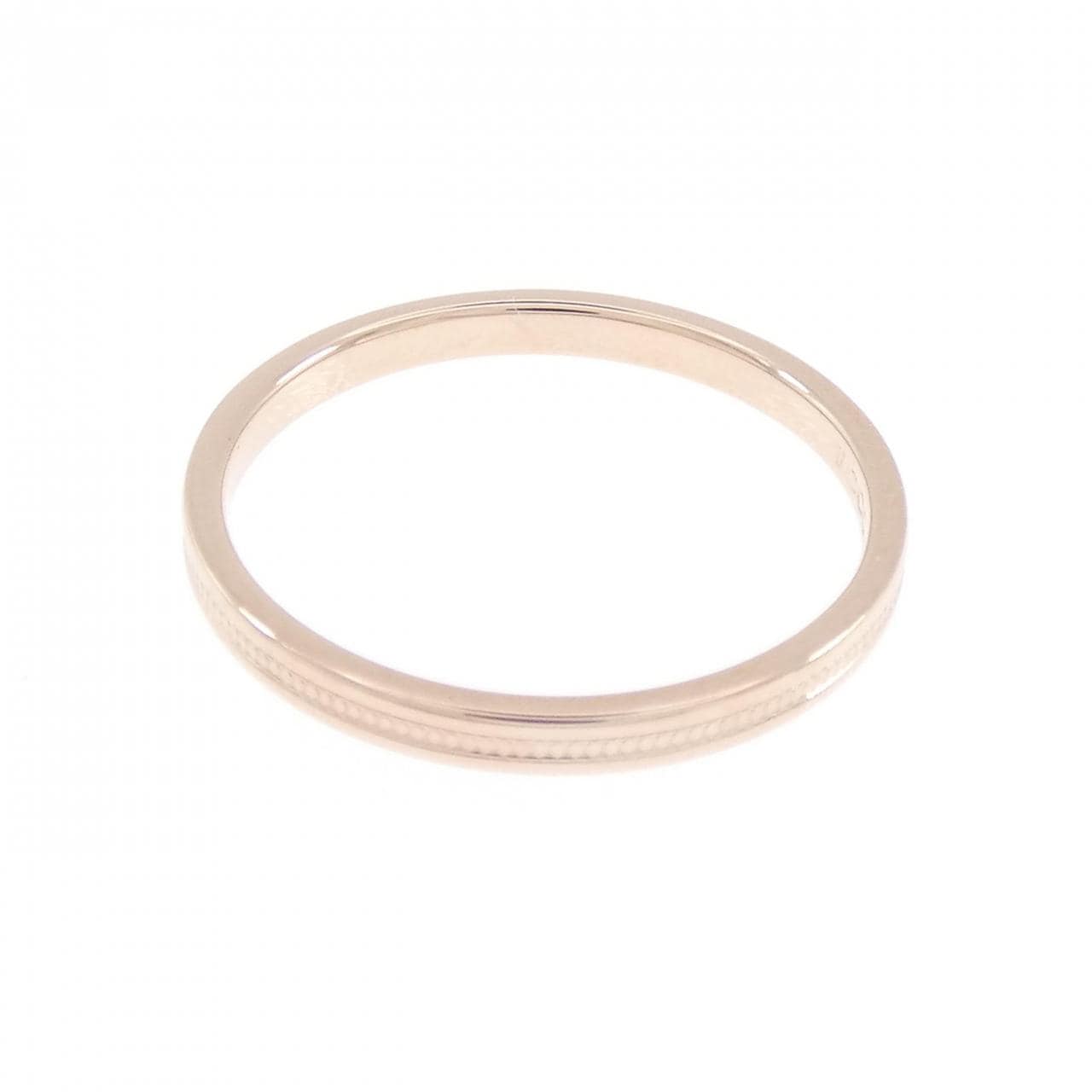 K18PG スリーストーン ダイヤモンド リング 0.015CT