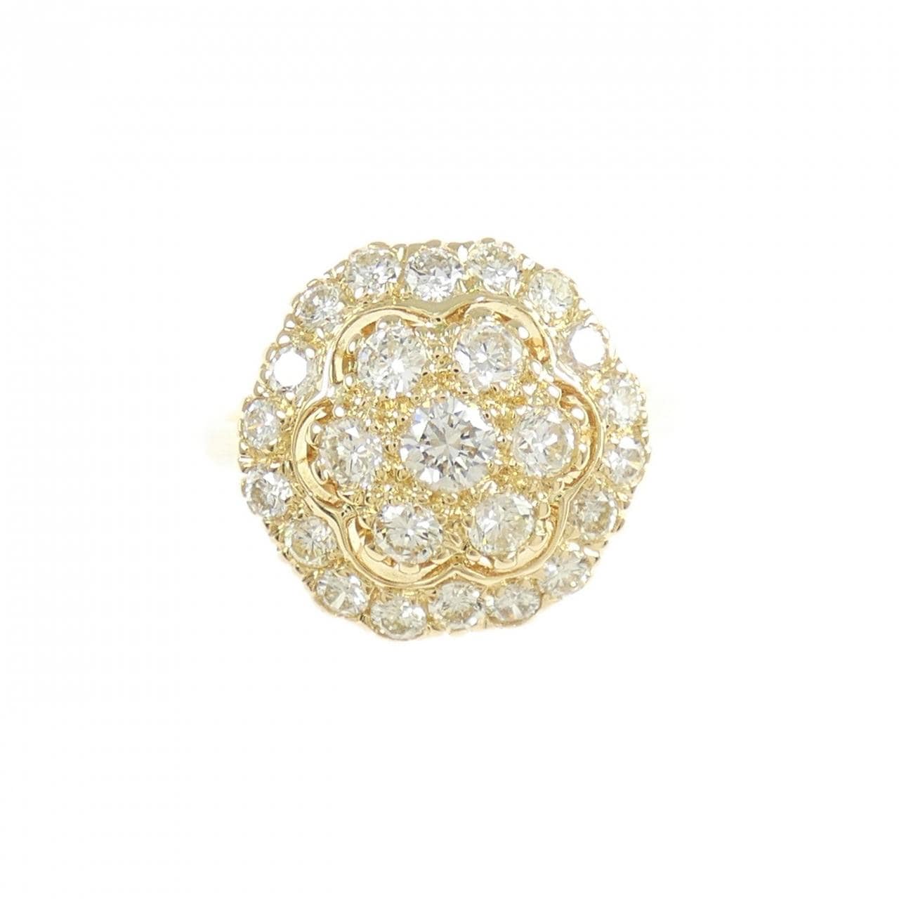 K18YG ダイヤモンド リング 1.00CT
