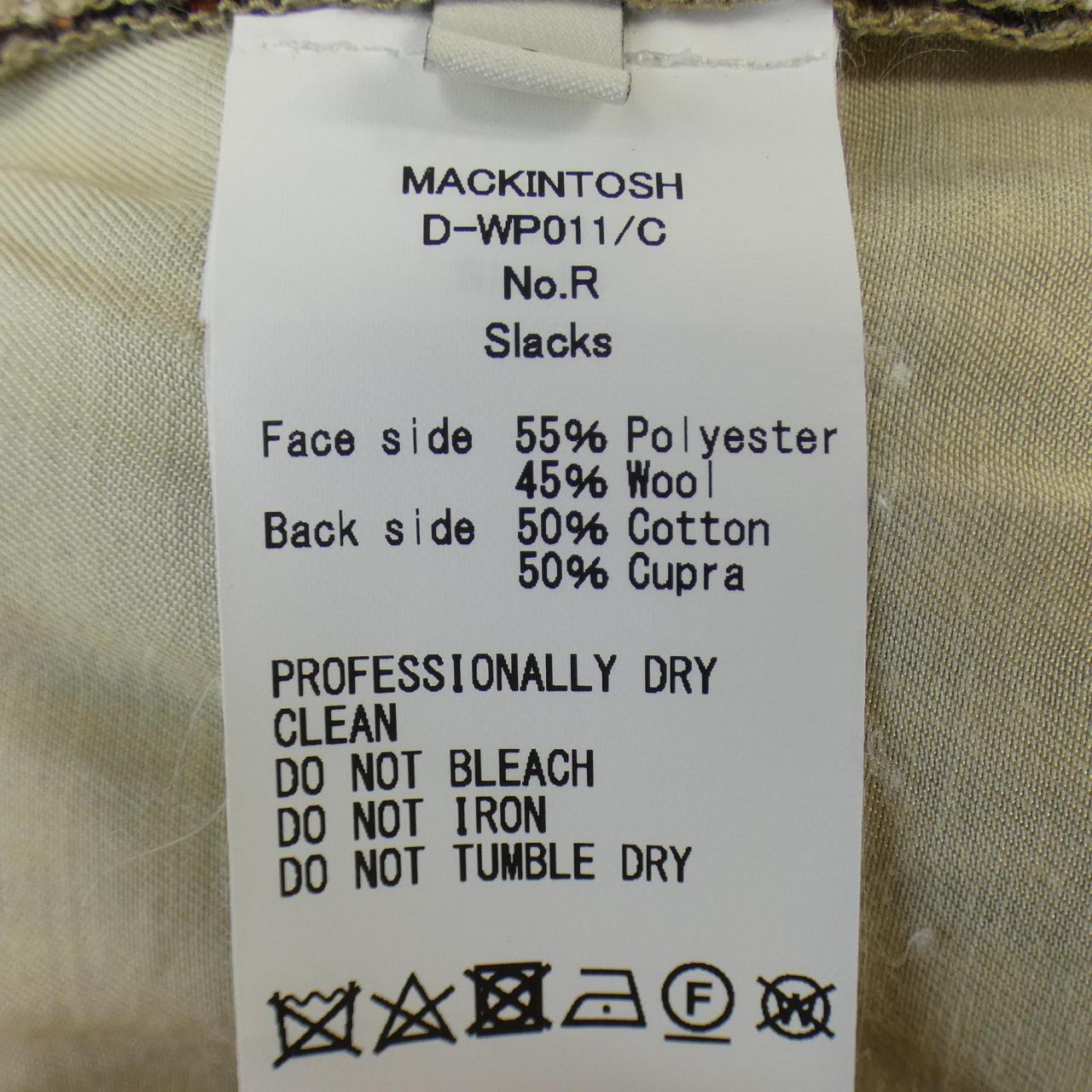 マッキントッシュ MACKINTOSH パンツ