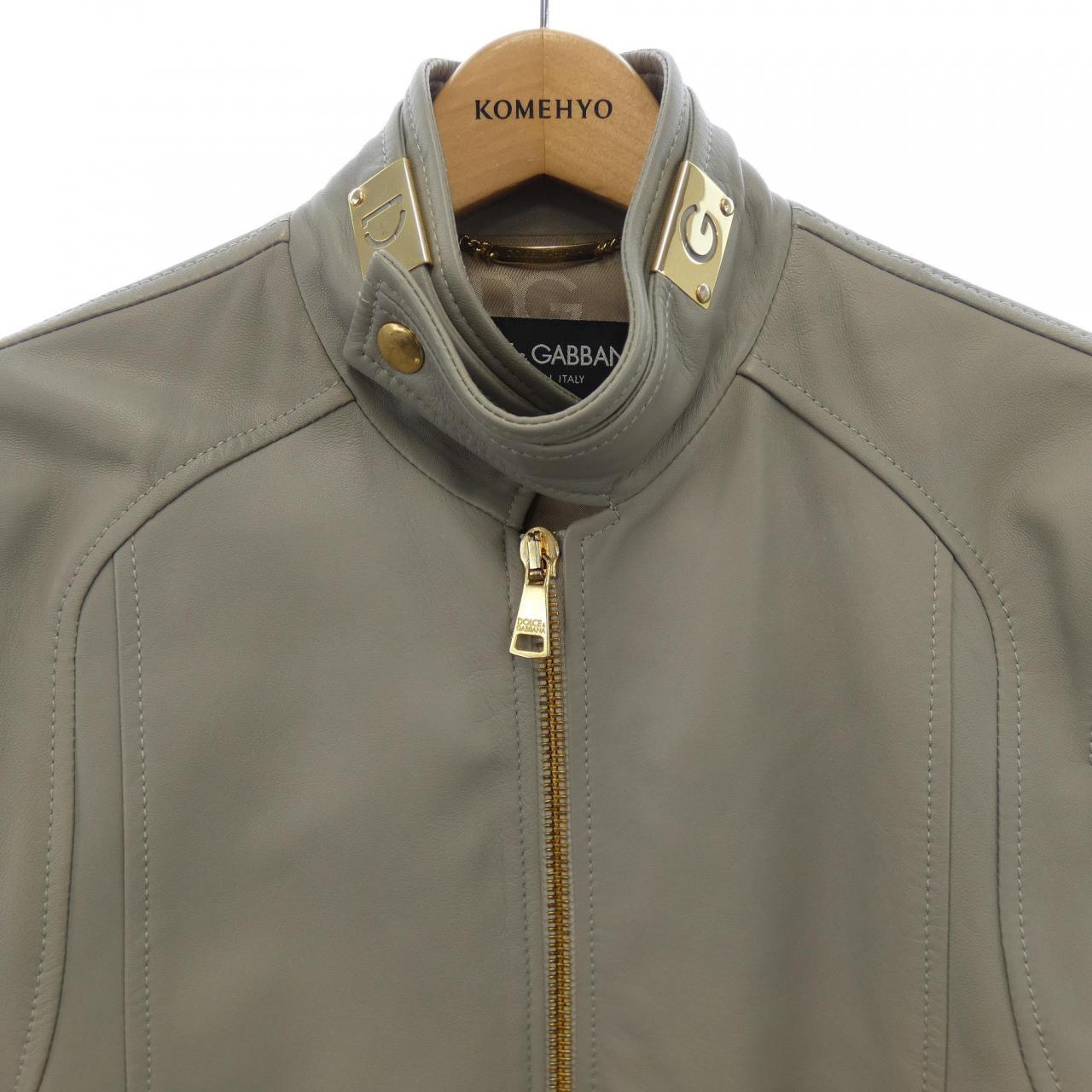 ドルチェアンドガッバーナ DOLCE&GABBANA レザージャケット