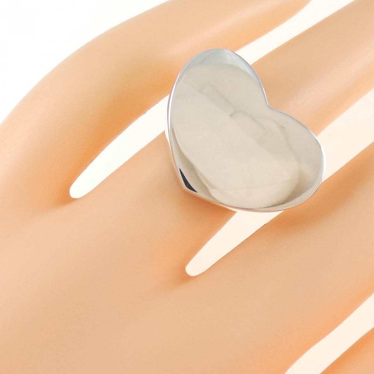 TIFFANY双现代心形戒指