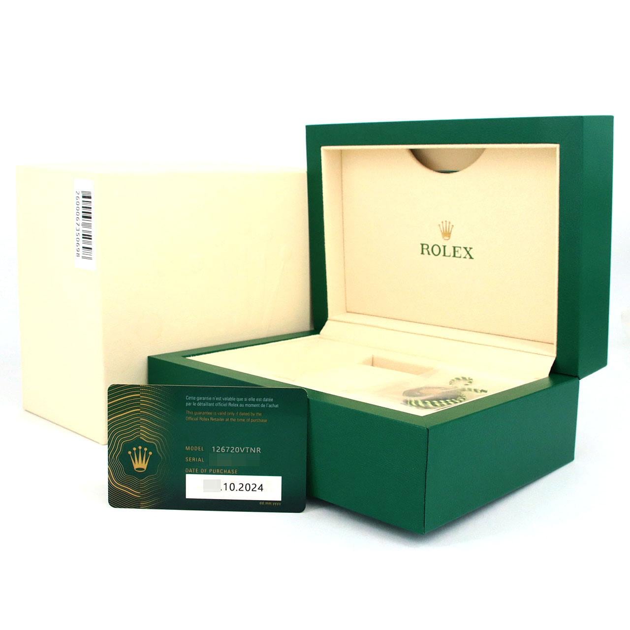 ロレックス GMTマスターⅡ 126720VTNR･3 SS 自動巻 ランダム番