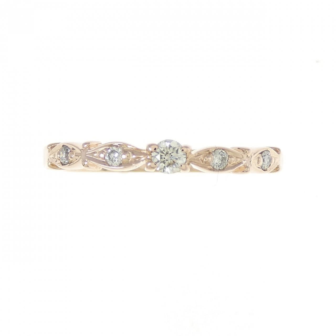 K18PG ダイヤモンド リング 0.11CT