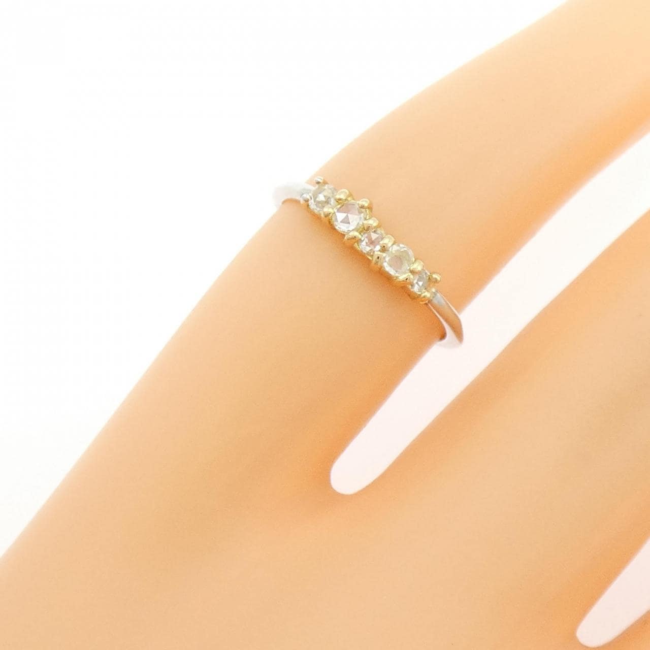 イーエム ダイヤモンド ピンキーリング 0.08CT