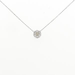 K18WG ダイヤモンド ネックレス 0.3CT