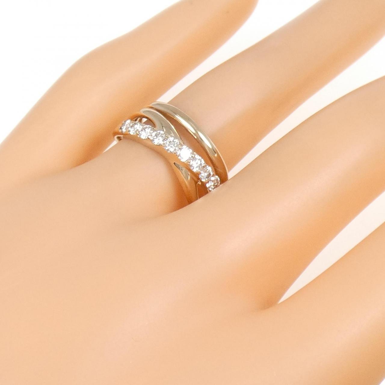 K18PG ダイヤモンド リング 0.50CT
