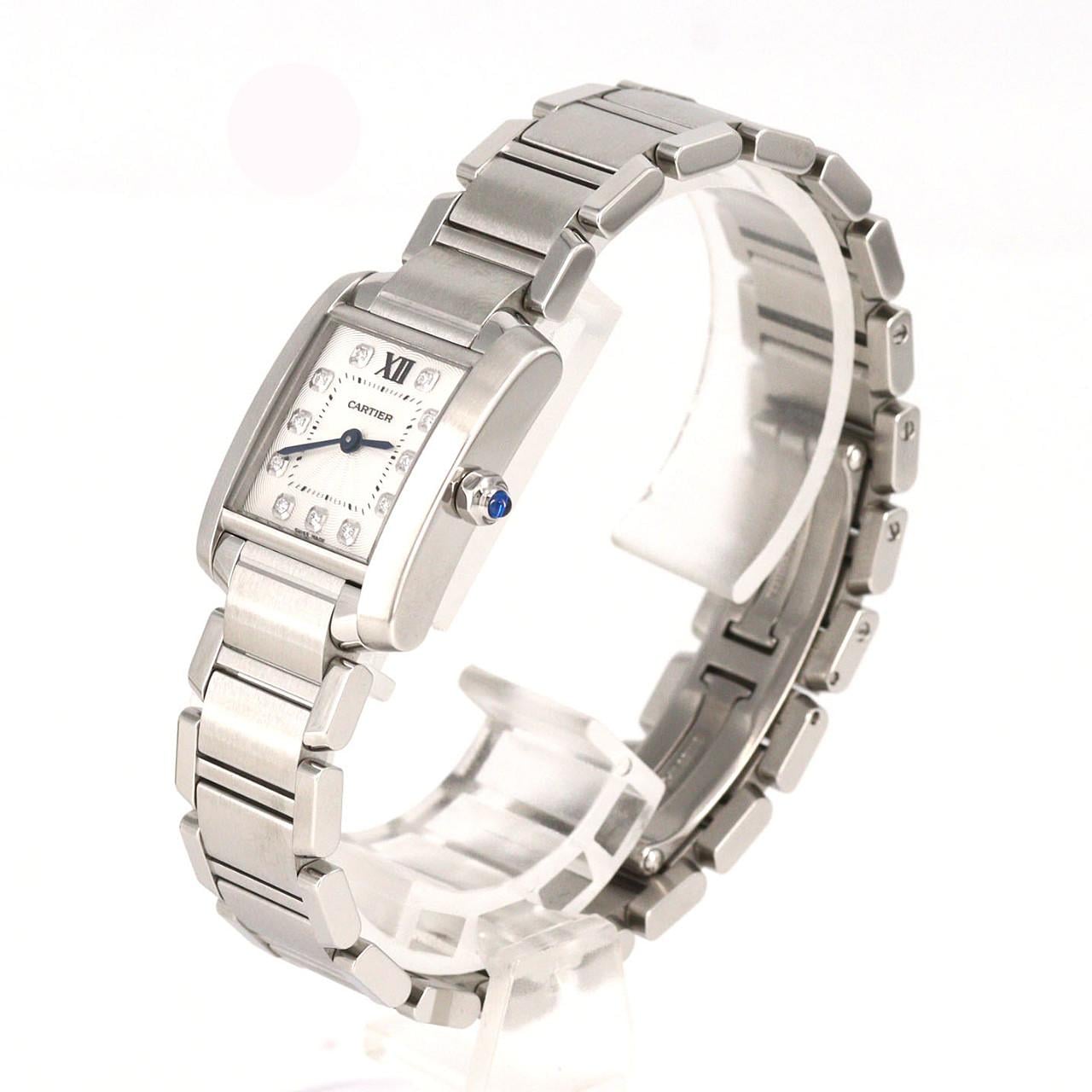 カルティエ タンクフランセーズSM･11P WE110006 SS クォーツ