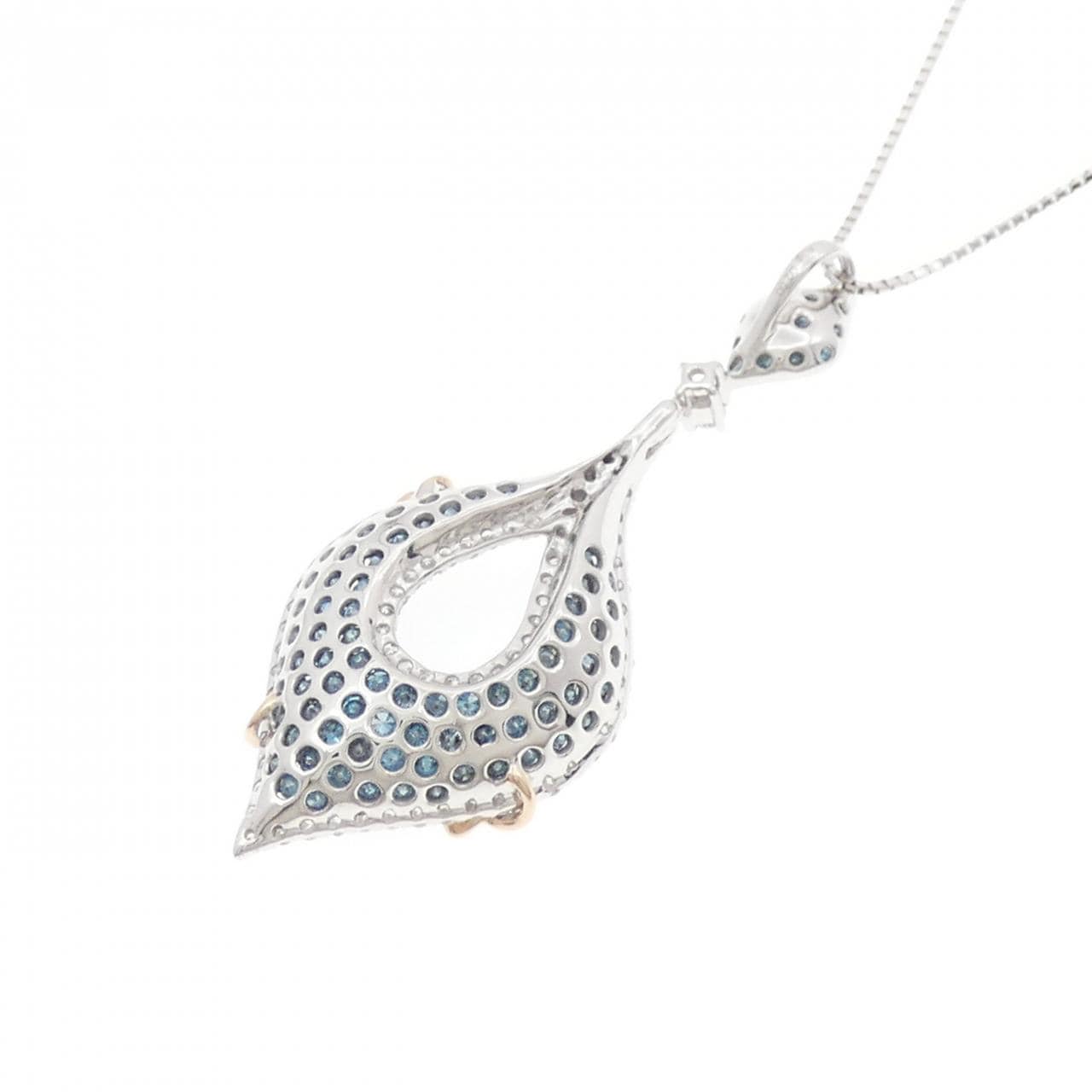 K18スリーカラー ダイヤモンド ネックレス 2.00CT
