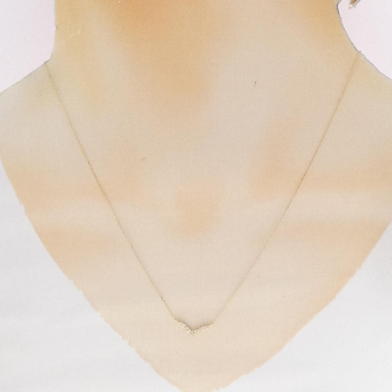 K18YG ダイヤモンド ネックレス 0.10CT