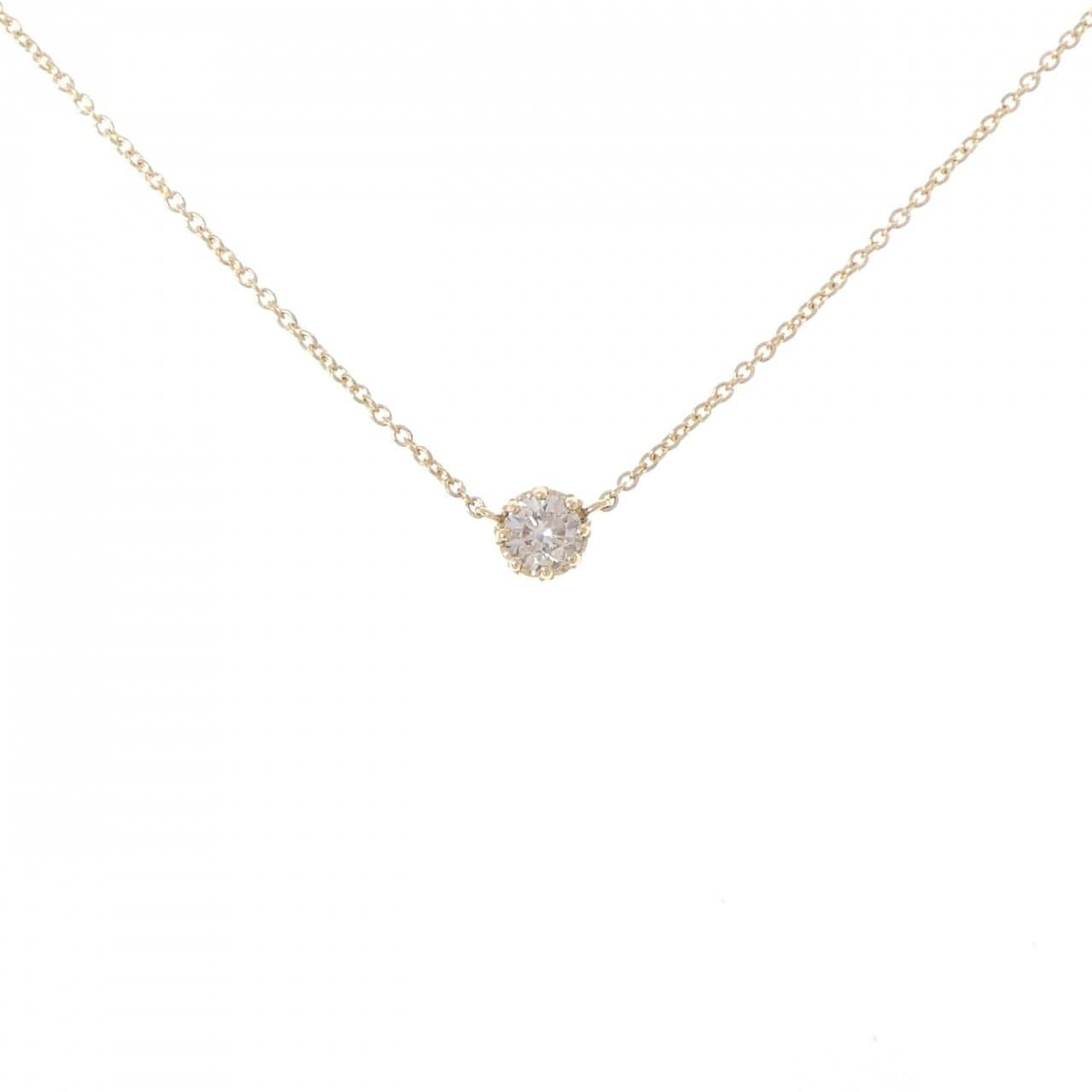 K18YG ダイヤモンド ネックレス 0.25CT