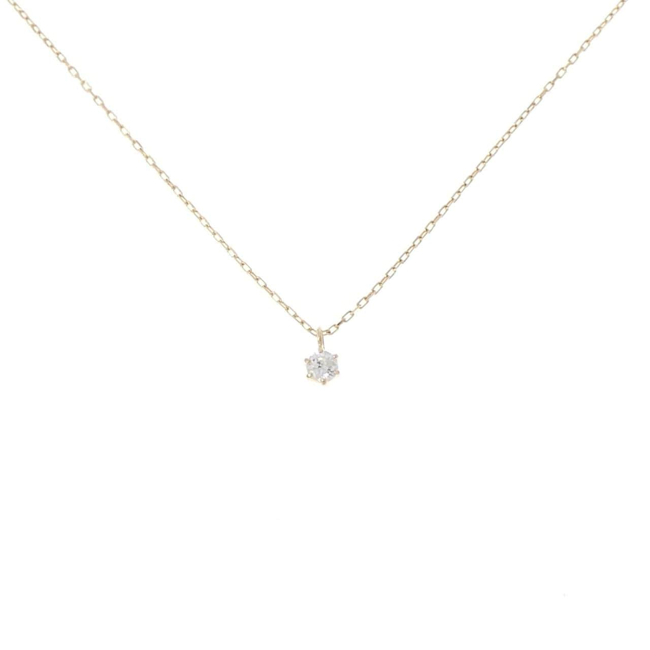 K18YG ダイヤモンド ネックレス 0.05CT