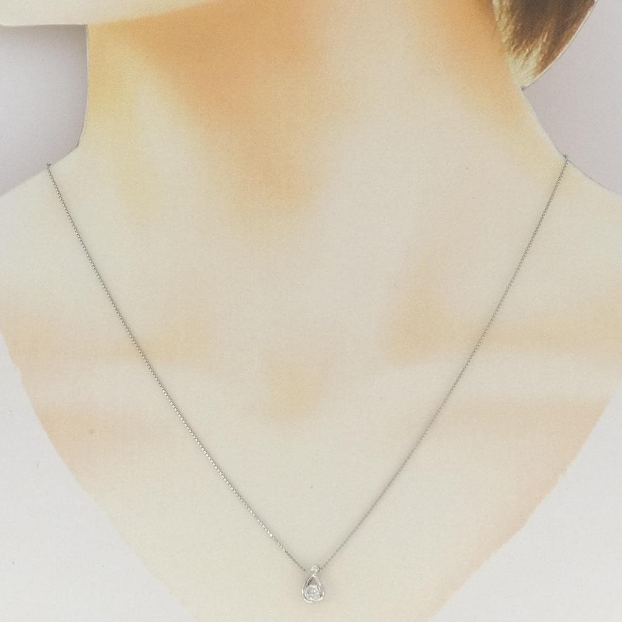 PT900/PT850 ダイヤモンド ネックレス 0.225CT
