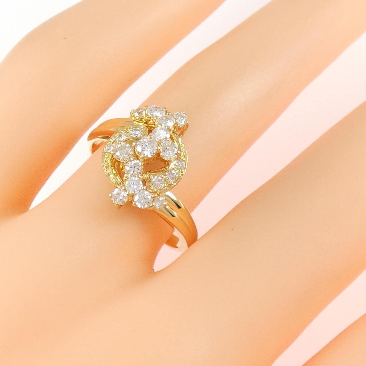 K18YG ダイヤモンド リング 0.50CT